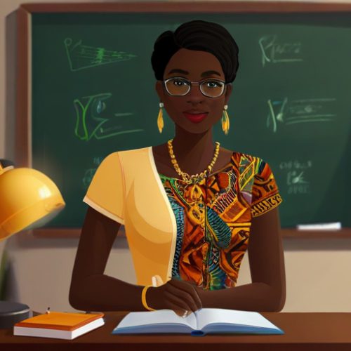 Default_create_a_cartoon_image_like_a_invencible_of_a_teacher_2